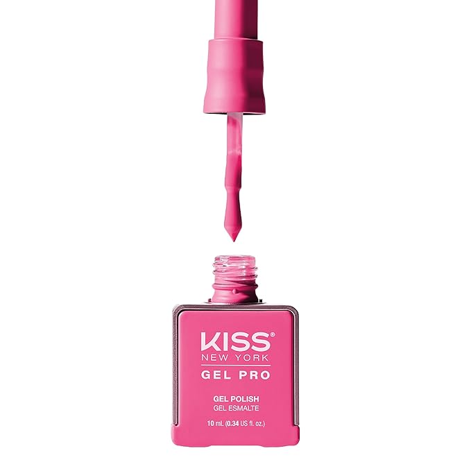 Kiss New York Gel Pro Gel Nail Polish (10ml) – "Paint It Black," "Astonishing," "Purple Rain," "Iconic Neon," "He's Not Here," "Jersey Shore" – Soak - Off UV/LED, HEMA - Free, TPO - Free - Beauty Exchange Beauty Supply