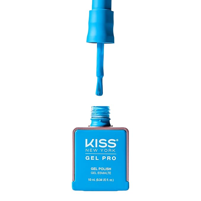 Kiss New York Gel Pro Gel Nail Polish (10ml) – "Paint It Black," "Astonishing," "Purple Rain," "Iconic Neon," "He's Not Here," "Jersey Shore" – Soak - Off UV/LED, HEMA - Free, TPO - Free - Beauty Exchange Beauty Supply