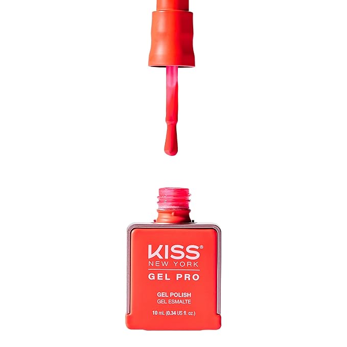 Kiss New York Gel Pro Gel Nail Polish (10ml) – "Paint It Black," "Astonishing," "Purple Rain," "Iconic Neon," "He's Not Here," "Jersey Shore" – Soak - Off UV/LED, HEMA - Free, TPO - Free - Beauty Exchange Beauty Supply
