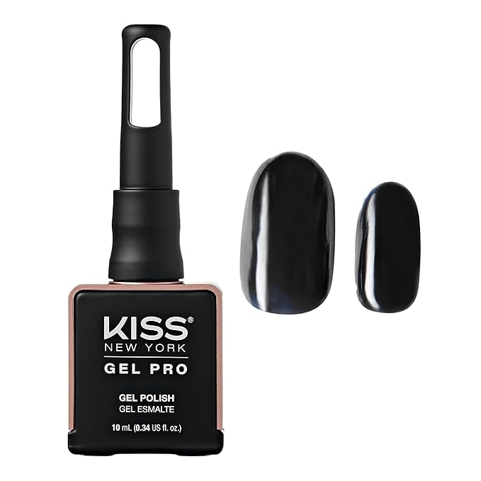 Kiss New York Gel Pro Gel Nail Polish (10ml) – "Paint It Black," "Astonishing," "Purple Rain," "Iconic Neon," "He's Not Here," "Jersey Shore" – Soak - Off UV/LED, HEMA - Free, TPO - Free - Beauty Exchange Beauty Supply