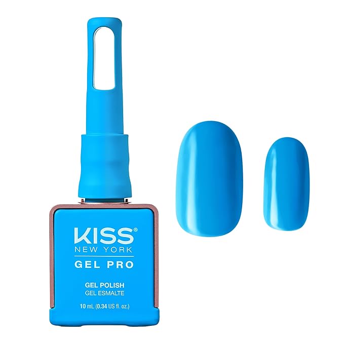 Kiss New York Gel Pro Gel Nail Polish (10ml) – "Paint It Black," "Astonishing," "Purple Rain," "Iconic Neon," "He's Not Here," "Jersey Shore" – Soak - Off UV/LED, HEMA - Free, TPO - Free - Beauty Exchange Beauty Supply