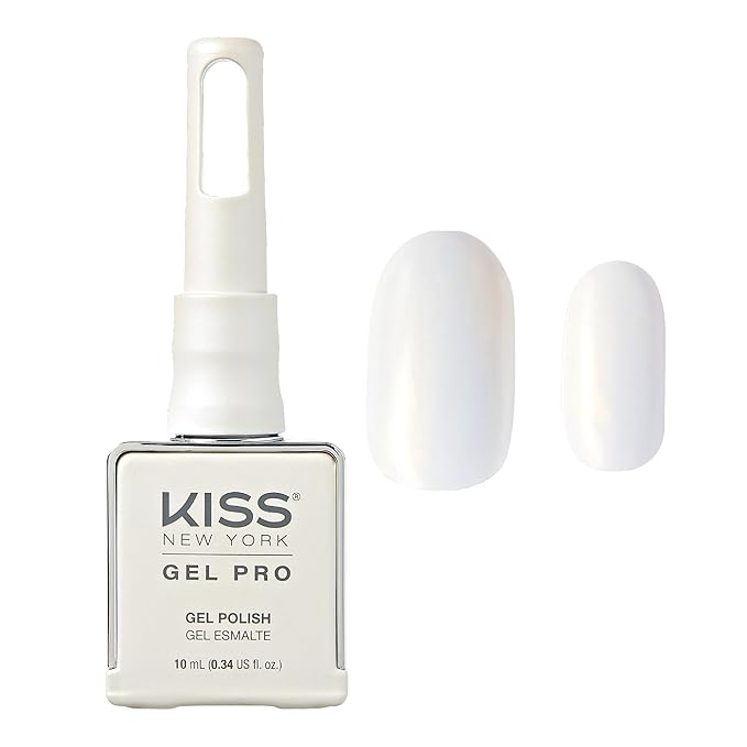 Kiss New York Gel Pro – "Pearl - fect" Gel Nail Polish (10ml) – Soak - Off UV/LED, HEMA - Free, TPO - Free - Beauty Exchange Beauty Supply