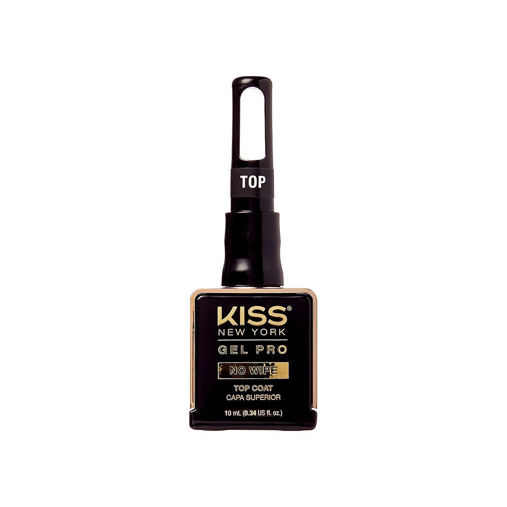 KISS NEW YORK Gel Pro Top Coat – Long - Lasting Gloss, Salon Gel Finish (10ml / 0.34oz) - Beauty Exchange Beauty Supply