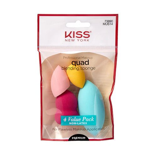 Kiss New York Makeup Sponge – Quad - Beauty Exchange Beauty Supply