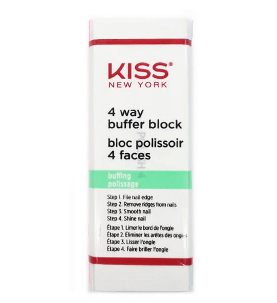 Kiss New York Nail Buffer & Sanding Blocks - 1 Pc - Beauty Exchange Beauty Supply