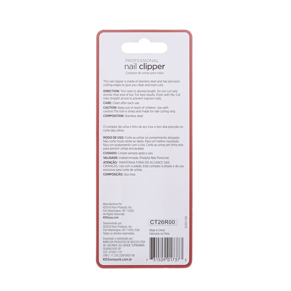 KISS NEW YORK Premium Precision Clipper – Sharp, Precision Cutting Edges for Smooth, Clean Trims - Beauty Exchange Beauty Supply