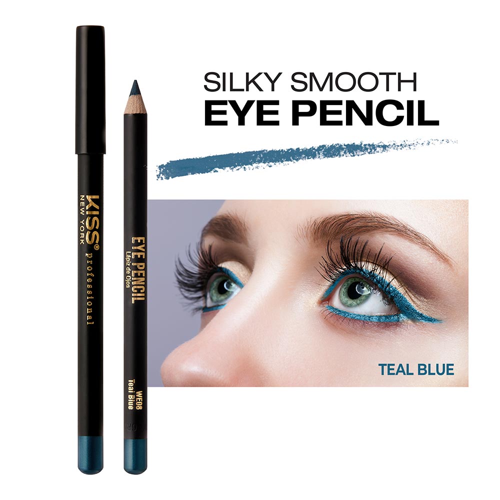 KISS NEW YORK PROFESSIONAL – Silky Smooth Eye Pencil Liner | Rich Pigment + Water - Resistant | 1.10g / 0.03oz - Beauty Exchange Beauty Supply