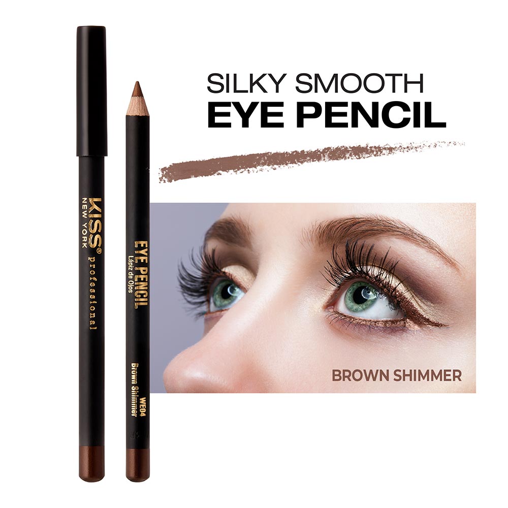 KISS NEW YORK PROFESSIONAL – Silky Smooth Eye Pencil Liner | Rich Pigment + Water - Resistant | 1.10g / 0.03oz - Beauty Exchange Beauty Supply