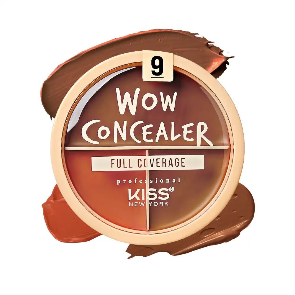 KISS NEW YORK PROFESSIONAL – Wow Concealer | Tri Color | Full Coverage | Shades 05–10 - Beauty Exchange Beauty Supply