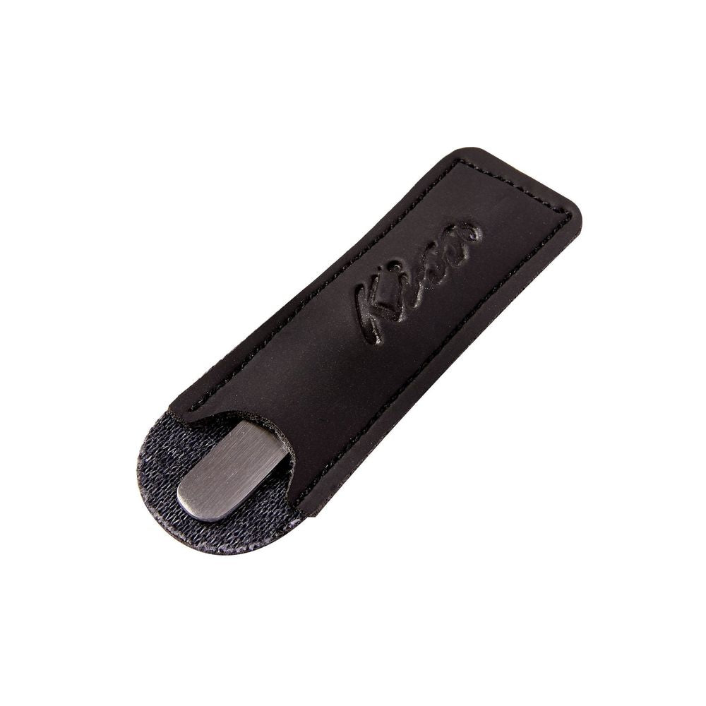 KISS NEW YORK Travel Size Slant Tip Tweezer with Pouch – Superior Performance On - the - Go Brow Tool - Beauty Exchange Beauty Supply