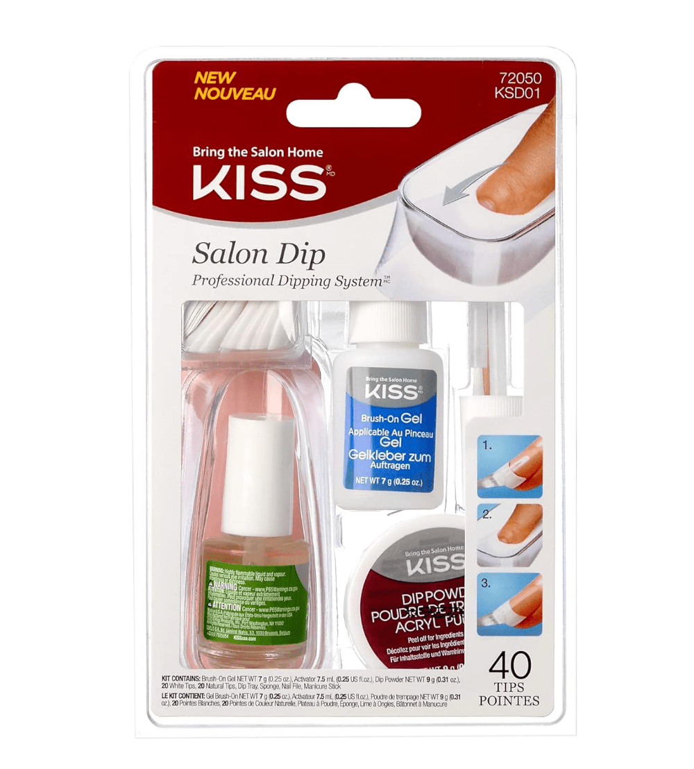 KISS Salon Dip Professional Dipping System – 40 Tips - Beauty Exchange Beauty Supply