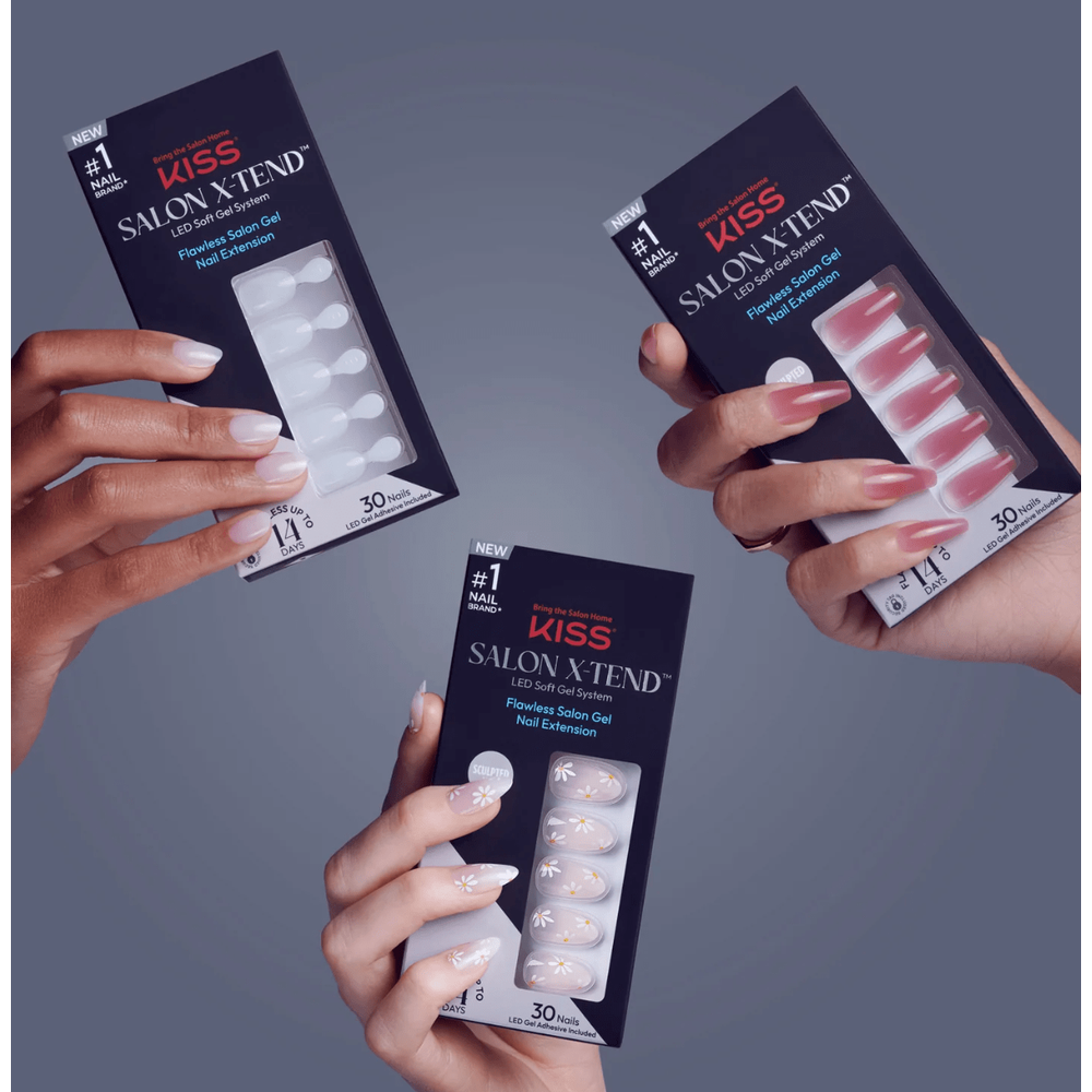 KISS Salon X - tend Press - On Nails – Styles 01 to 04 - Beauty Exchange Beauty Supply
