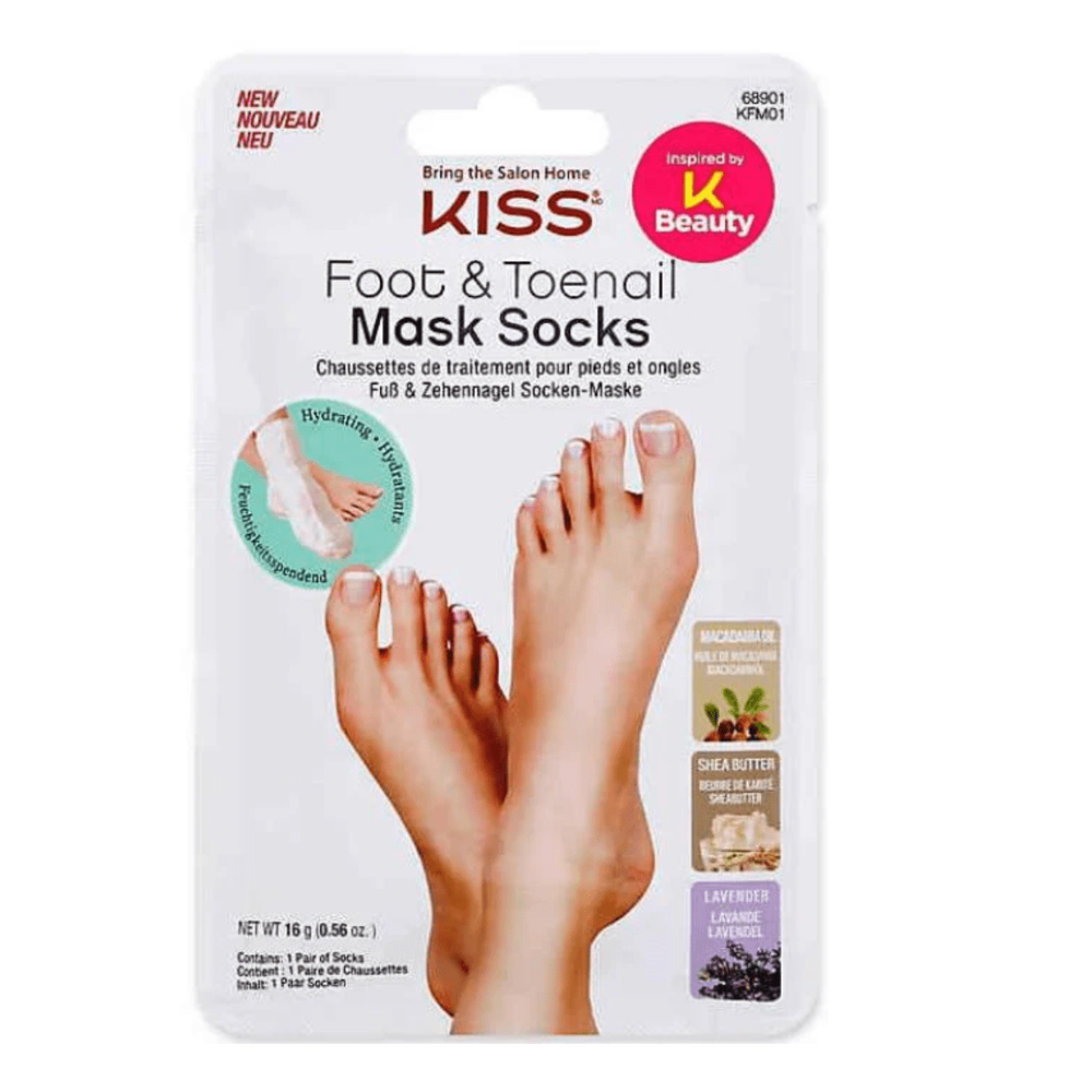 KISS Super Peel Socks – Naturally Exfoliates Dead Skin - Beauty Exchange Beauty Supply