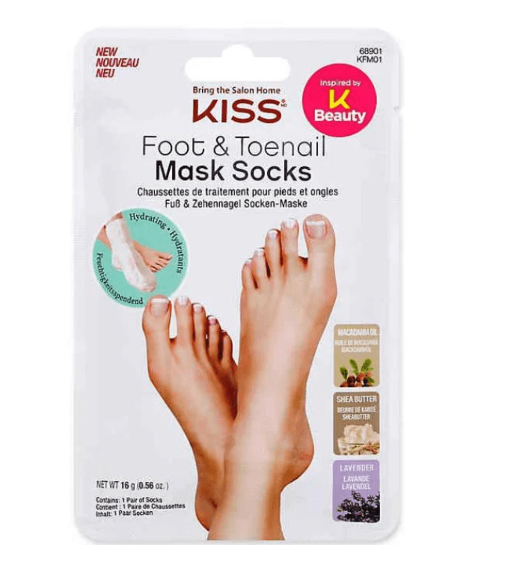 KISS Super Peel Socks – Naturally Exfoliates Dead Skin - Beauty Exchange Beauty Supply