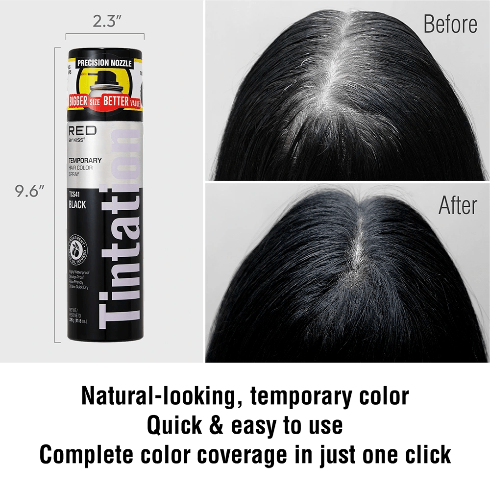 Kiss Tintation Temporary Hair Color Root Touch Up Spray - Beauty Exchange Beauty Supply
