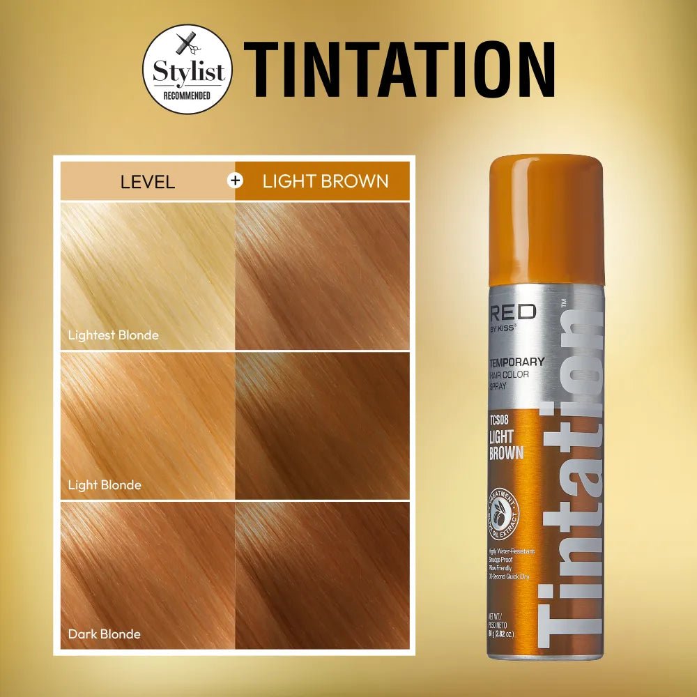 Kiss Tintation Temporary Hair Color Root Touch Up Spray – 2.8oz - Beauty Exchange Beauty Supply