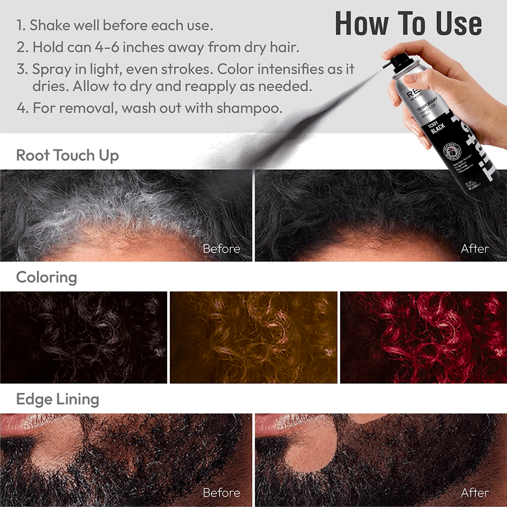 Kiss Tintation Temporary Hair Color Root Touch Up Spray - Beauty Exchange Beauty Supply