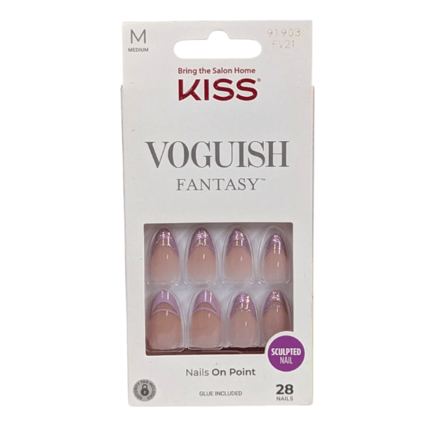KISS Voguish Fantasy Nails Fashspiration – 28 Count - Beauty Exchange Beauty Supply
