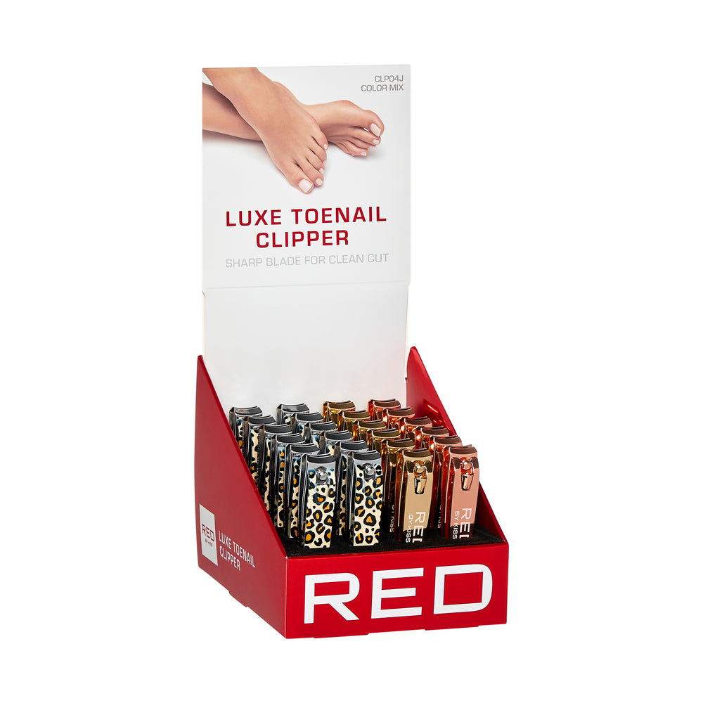 Red Toenail Clipper – Assorted 24 PCS