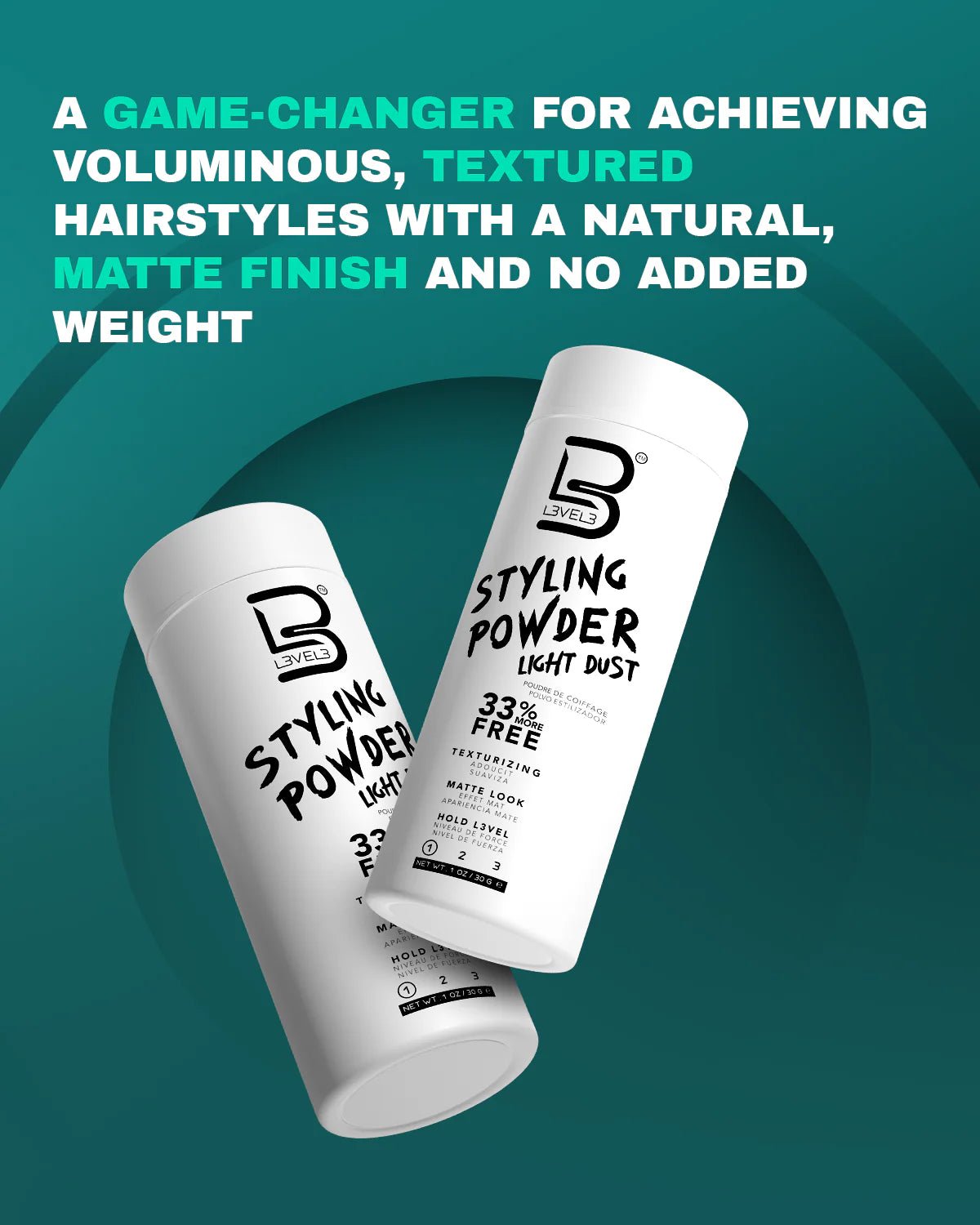 L3VEL3 Styling Powder Light Dust – 1oz - Beauty Exchange Beauty Supply
