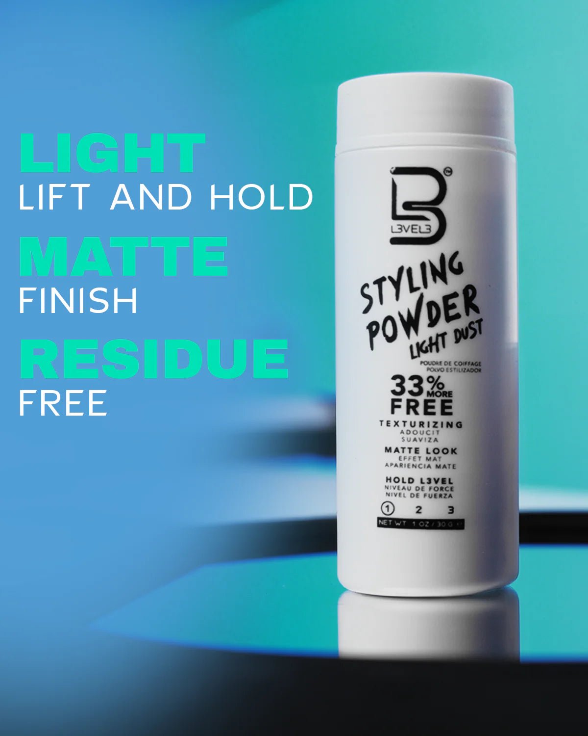 L3VEL3 Styling Powder Light Dust – 1oz - Beauty Exchange Beauty Supply