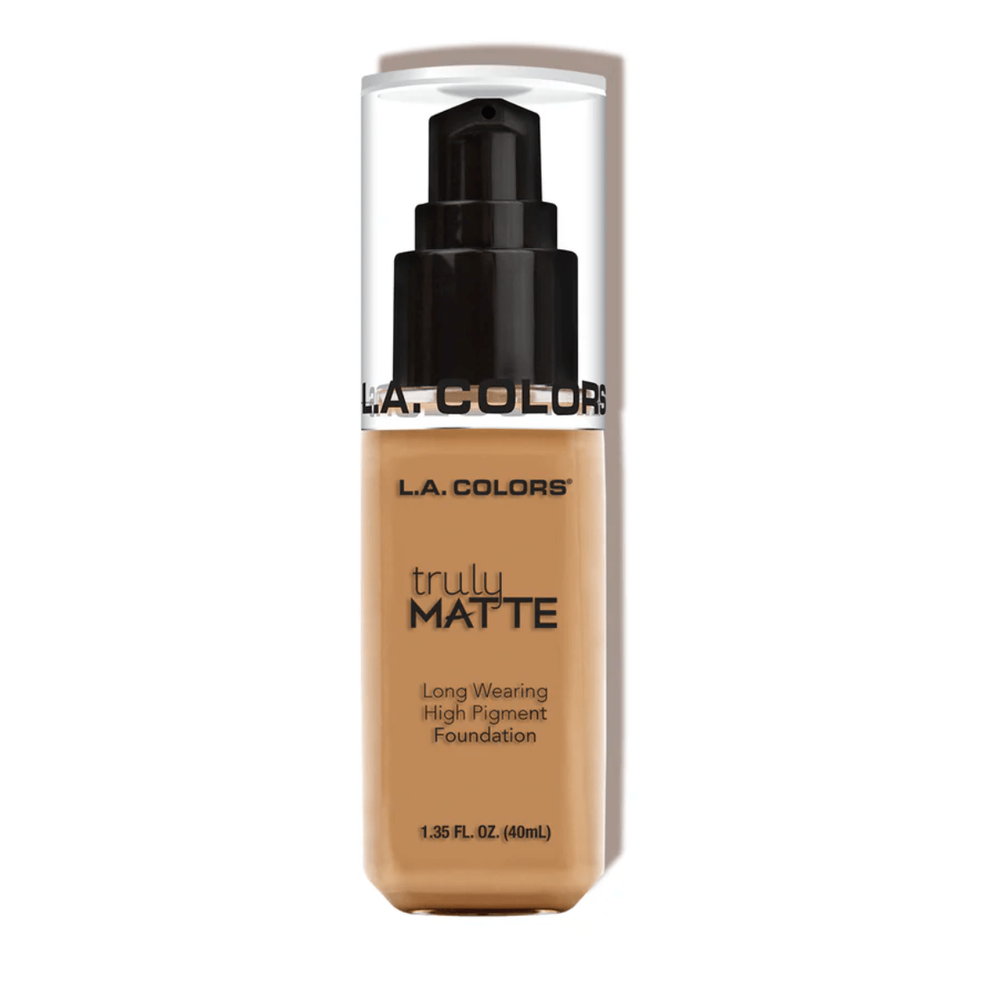 L.A. Colors Truly Matte Foundation – Flawless Matte Finish Multiple Shades - Beauty Exchange Beauty Supply