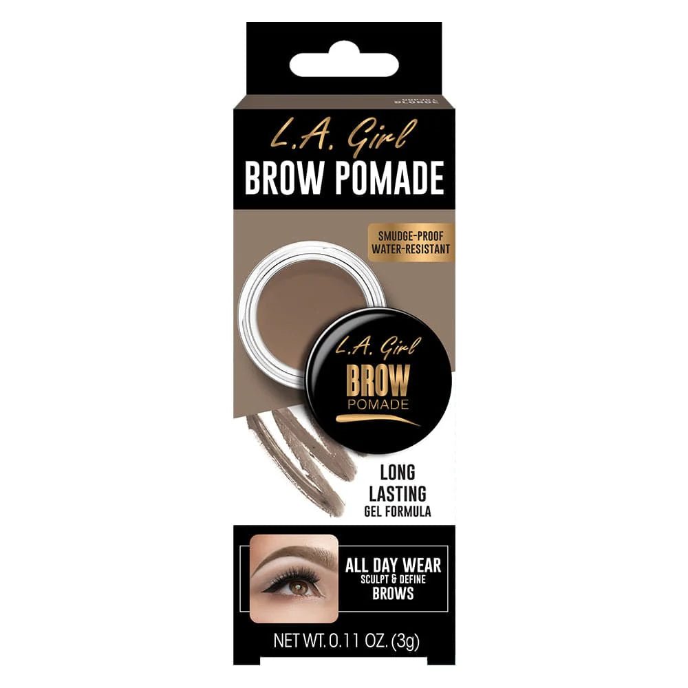 L.A. Girl Brow Pomade – Long - Lasting, Smudge - Proof Brows | 0.11 oz | 5 Shades - Beauty Exchange Beauty Supply