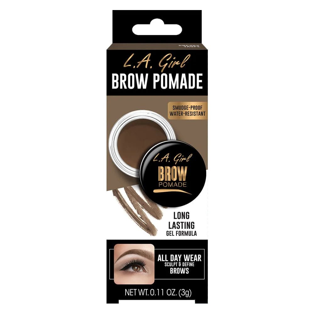 L.A. Girl Brow Pomade – Long - Lasting, Smudge - Proof Brows | 0.11 oz | 5 Shades - Beauty Exchange Beauty Supply