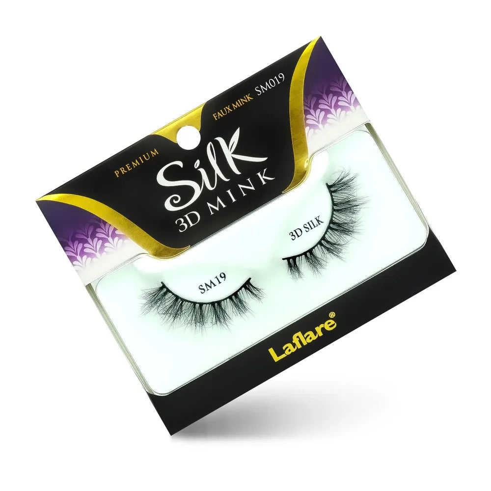 Laflare 3D Silk Mink Lashes – Styles 1 to 24 | Faux Mink, Soft 3D Volume, Lightweight & Reusable False Eyelashes - Beauty Exchange Beauty Supply