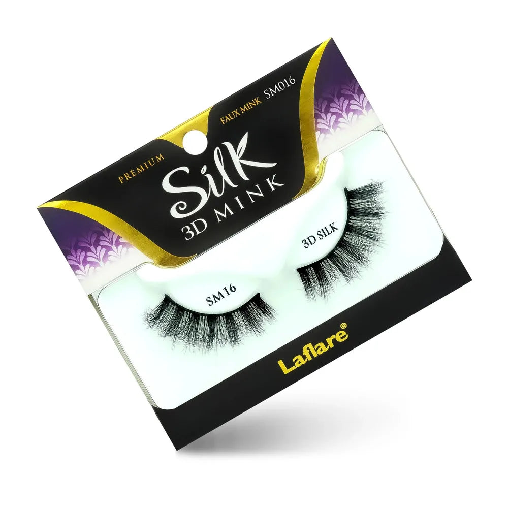 Laflare 3D Silk Mink Lashes – Styles 1 to 24 | Faux Mink, Soft 3D Volume, Lightweight & Reusable False Eyelashes - Beauty Exchange Beauty Supply