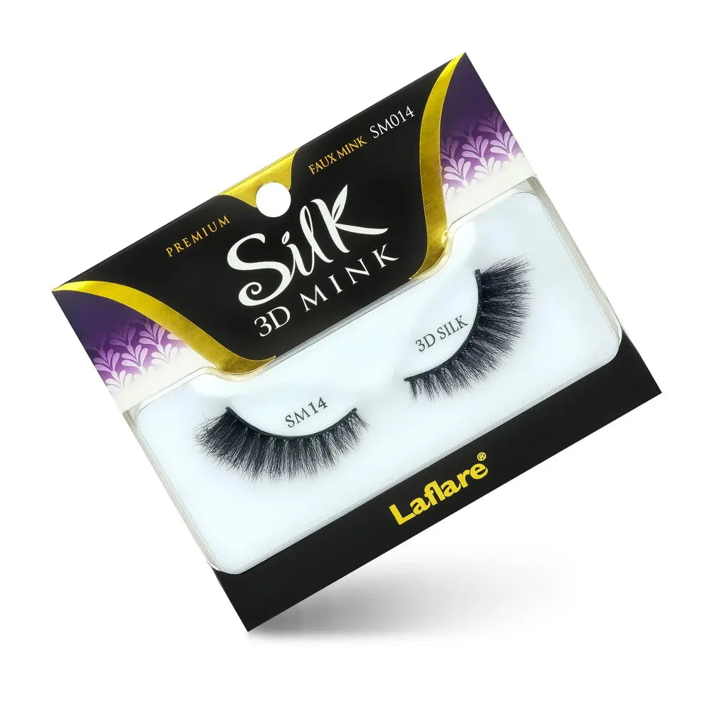 Laflare 3D Silk Mink Lashes – Styles 1 to 24 | Faux Mink, Soft 3D Volume, Lightweight & Reusable False Eyelashes - Beauty Exchange Beauty Supply