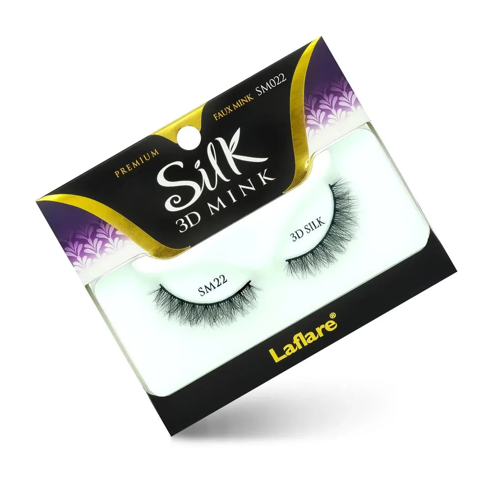 Laflare 3D Silk Mink Lashes – Styles 1 to 24 | Faux Mink, Soft 3D Volume, Lightweight & Reusable False Eyelashes - Beauty Exchange Beauty Supply