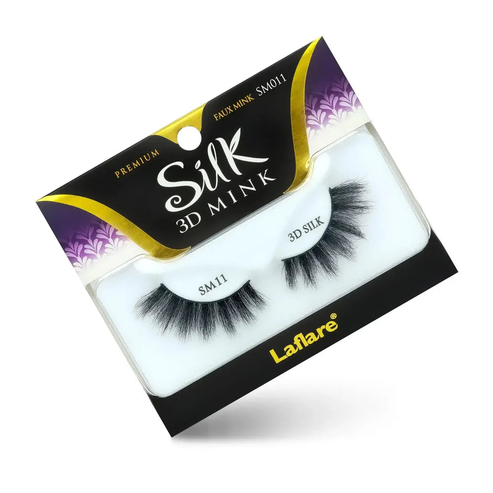 Laflare 3D Silk Mink Lashes – Styles 1 to 24 | Faux Mink, Soft 3D Volume, Lightweight & Reusable False Eyelashes - Beauty Exchange Beauty Supply