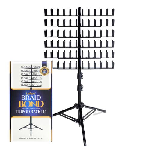 Laflare Braid Bond Tripod Hair Rack – 144 Spool