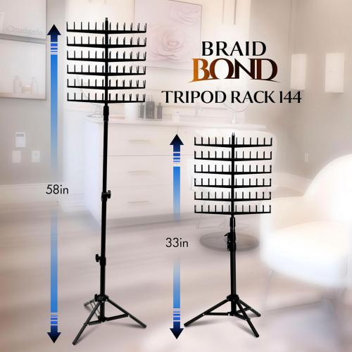 Laflare Braid Bond Tripod Hair Rack – 144 Spool - Beauty Exchange Beauty Supply