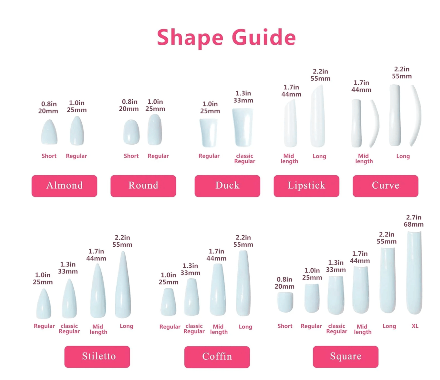 Laflare Handmade Nails – Almond - Beauty Exchange Beauty Supply