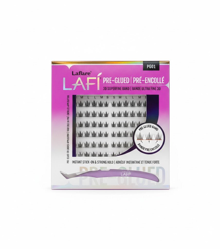 Laflare Lafi Pre Glued 3D Superfine Band Lashes - Beauty Exchange Beauty Supply
