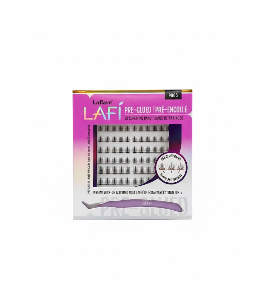 Laflare Lafi Pre Glued 3D Superfine Band Lashes - Beauty Exchange Beauty Supply