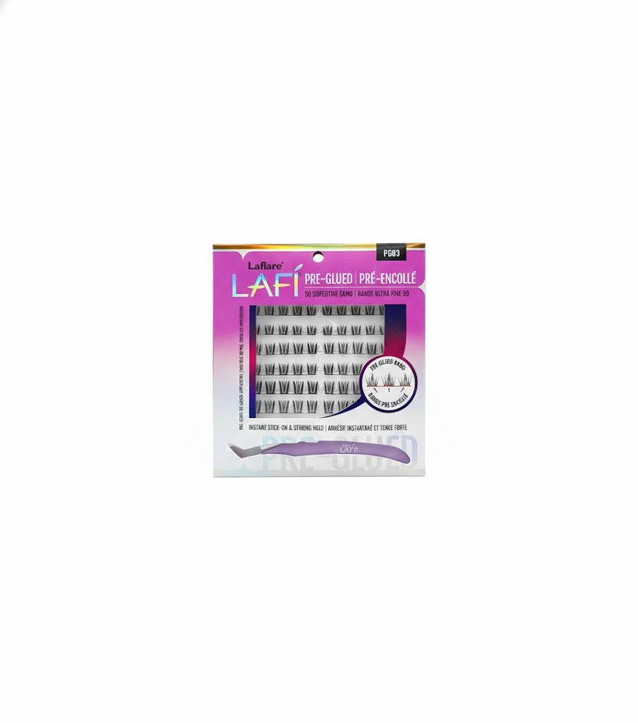 Laflare Lafi Pre Glued 3D Superfine Band Lashes - Beauty Exchange Beauty Supply