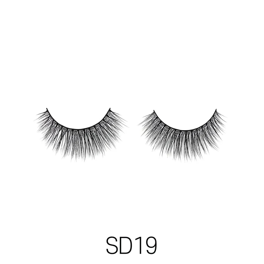 Laflare USA 3D Faux Mink Lashes 11 Variants – Styles 19 to 47 | 100% Premium Silk, Lightweight, Natural to Glam Finish, Reusable - Beauty Exchange Beauty Supply