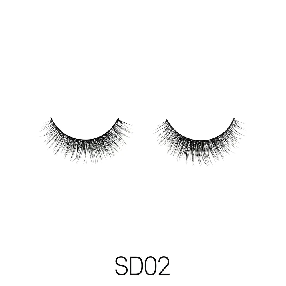 Laflare USA 3D Faux Mink Lashes – Styles 02, 03, 4B, 12, 13, 14D, 14E, 16, 31 | 100% Premium Silk, Lightweight & Reusable | Soft Glam Finish - Beauty Exchange Beauty Supply