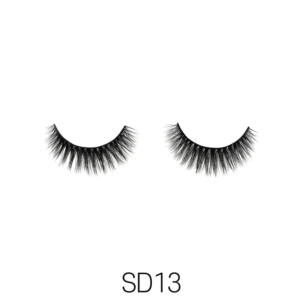 Laflare USA 3D Faux Mink Lashes – Styles 02, 03, 4B, 12, 13, 14D, 14E, 16, 31 | 100% Premium Silk, Lightweight & Reusable | Soft Glam Finish - Beauty Exchange Beauty Supply