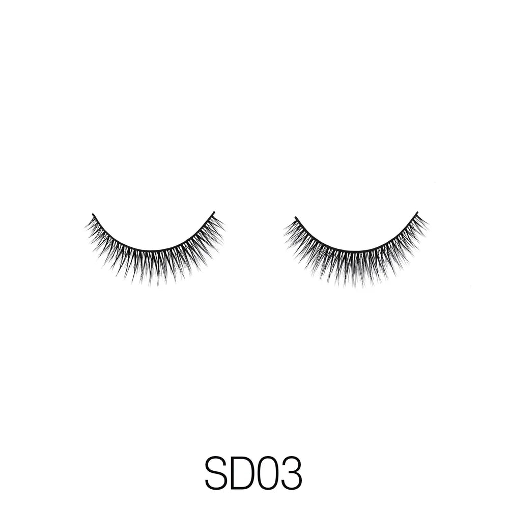 Laflare USA 3D Faux Mink Lashes – Styles 02, 03, 4B, 12, 13, 14D, 14E, 16, 31 | 100% Premium Silk, Lightweight & Reusable | Soft Glam Finish - Beauty Exchange Beauty Supply