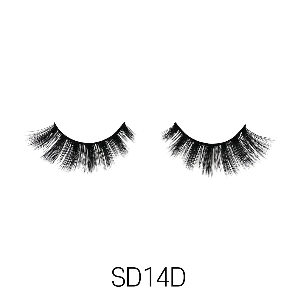 Laflare USA 3D Faux Mink Lashes – Styles 02, 03, 4B, 12, 13, 14D, 14E, 16, 31 | 100% Premium Silk, Lightweight & Reusable | Soft Glam Finish - Beauty Exchange Beauty Supply