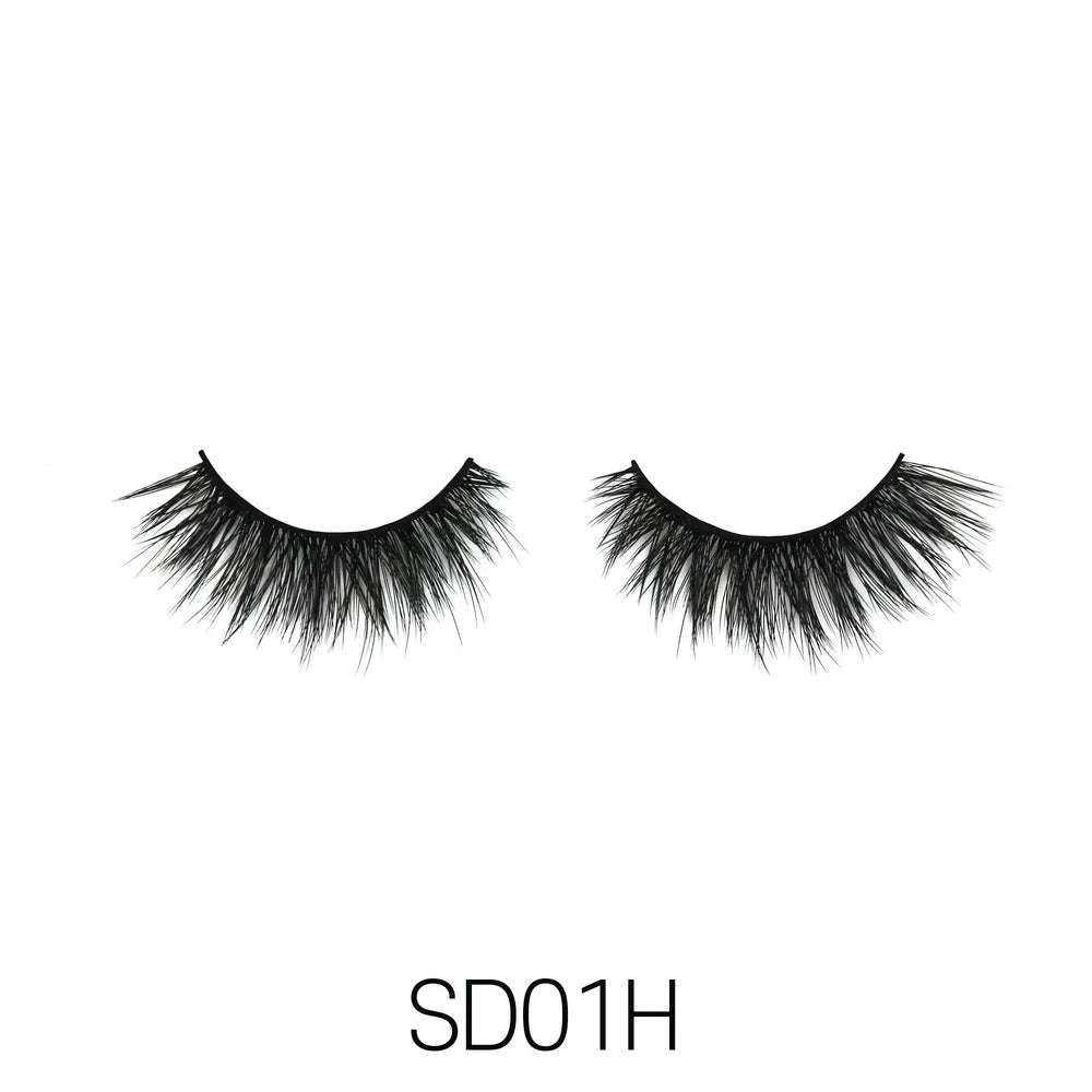 Laflare USA 3D Faux Mink Lashes – Styles 1A, 1B, 1D, 1E, 1F, 1G, 1H | 100% Premium Silk, Soft Volume, Lightweight & Reusable - Beauty Exchange Beauty Supply