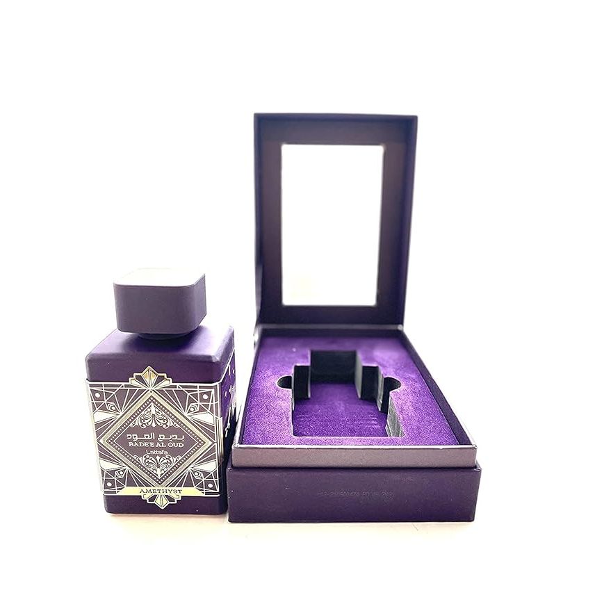 Lattafa Bade’e Al Oud Amethyst – Floral, Fruity, Amber & Oud – Unisex Eau de Parfum – 100ML (3.4 OZ) - Beauty Exchange Beauty Supply