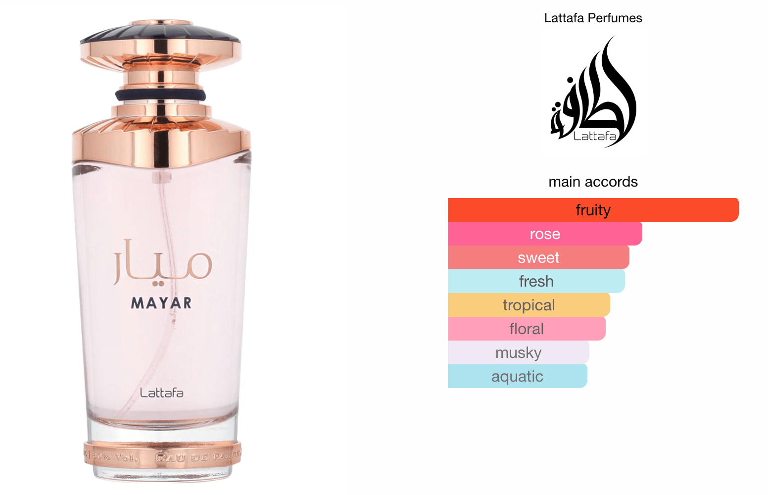 Lattafa Mayar for Women Eau De Parfum Spray – 3.4 ozv - Beauty Exchange Beauty Supply