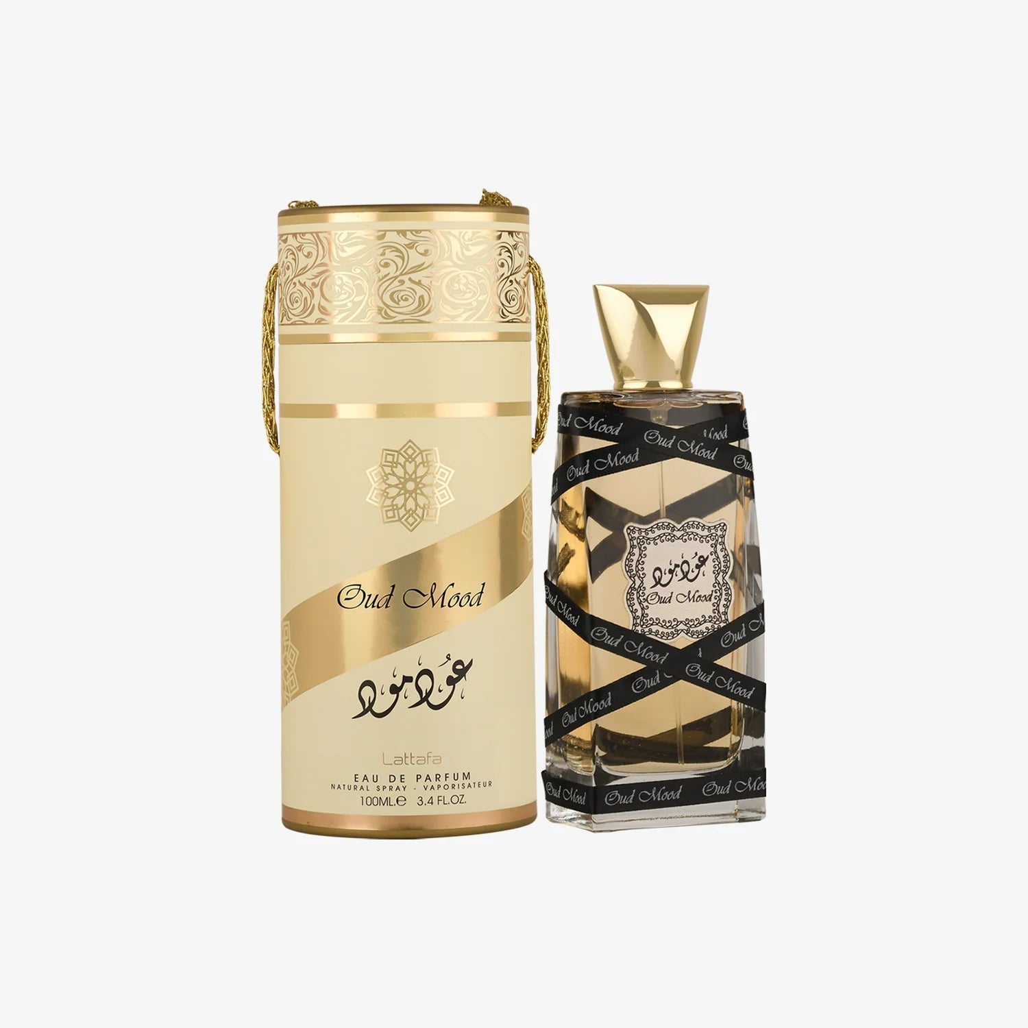 Lattafa Oud Mood Eau de Parfum – 3.4oz - Beauty Exchange Beauty Supply