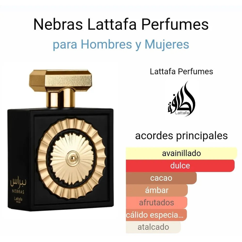Lattafa Pride Nebras Eau de Parfum – Unisex Fragrance – Sweet, Warm & Inviting – 100ML (3.4 OZ) - Beauty Exchange Beauty Supply