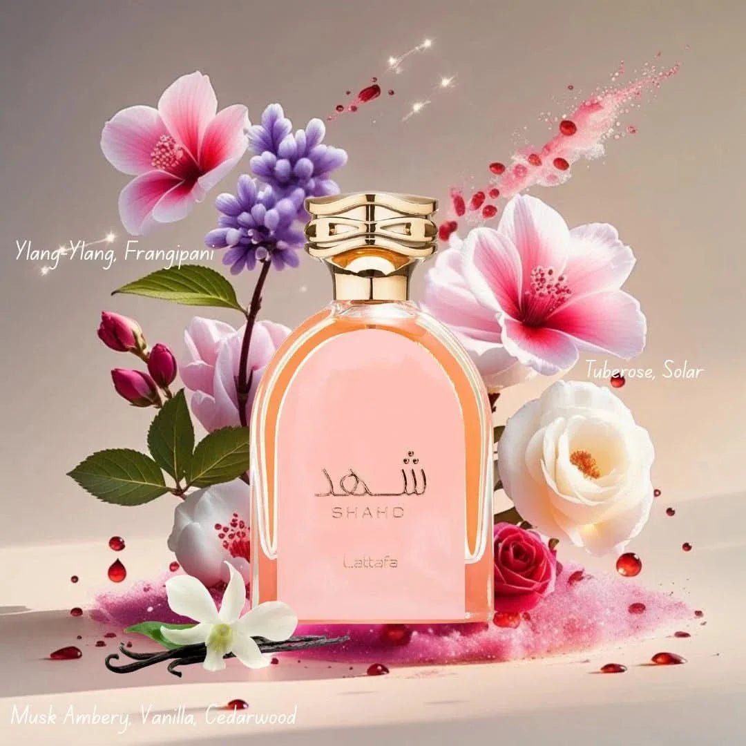 Lattafa Shahd Eau De Parfum Spray – 3.4oz - Beauty Exchange Beauty Supply